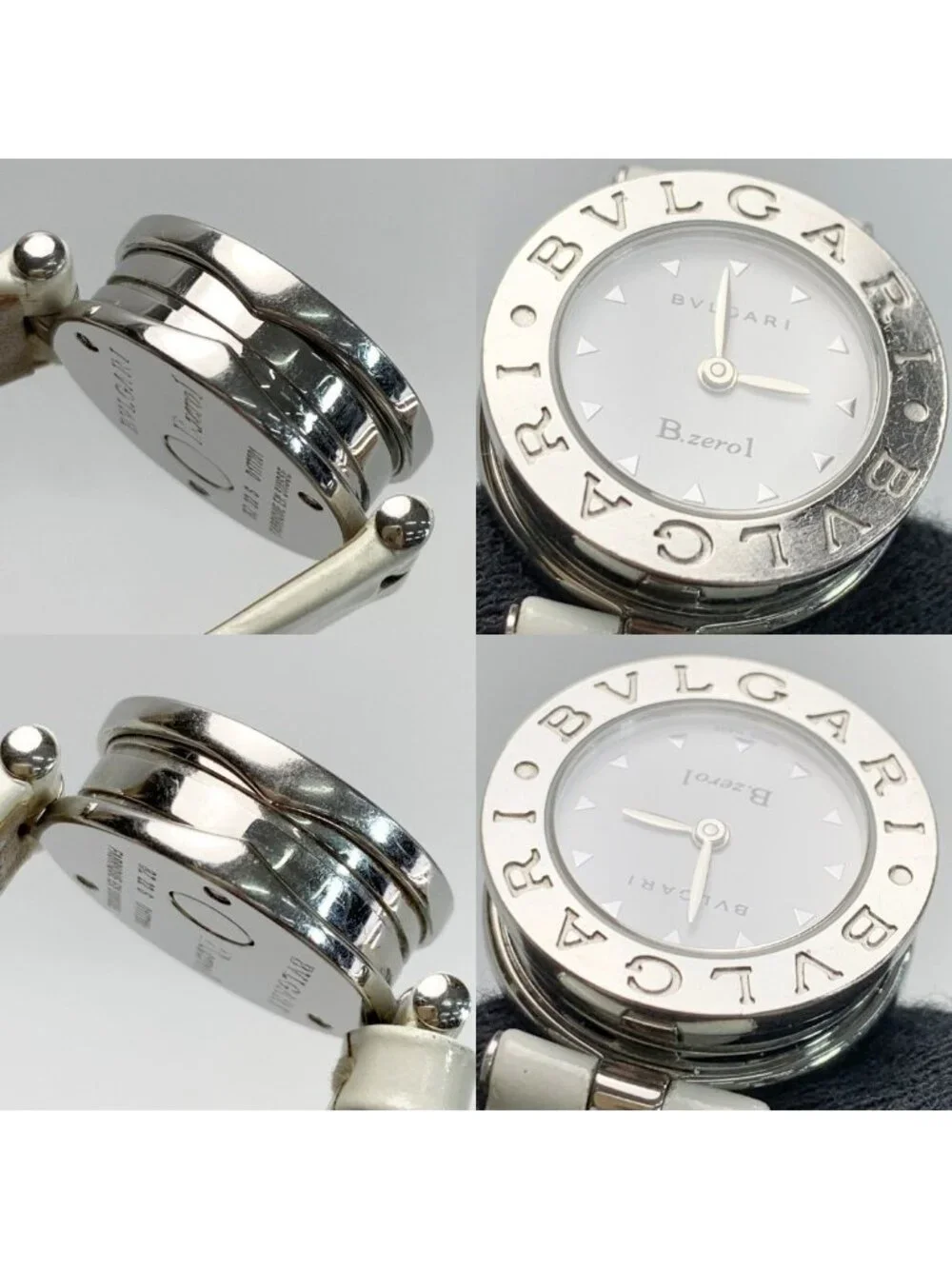 Bvlgari B.zero1 Watch Leather Quartz Buckle